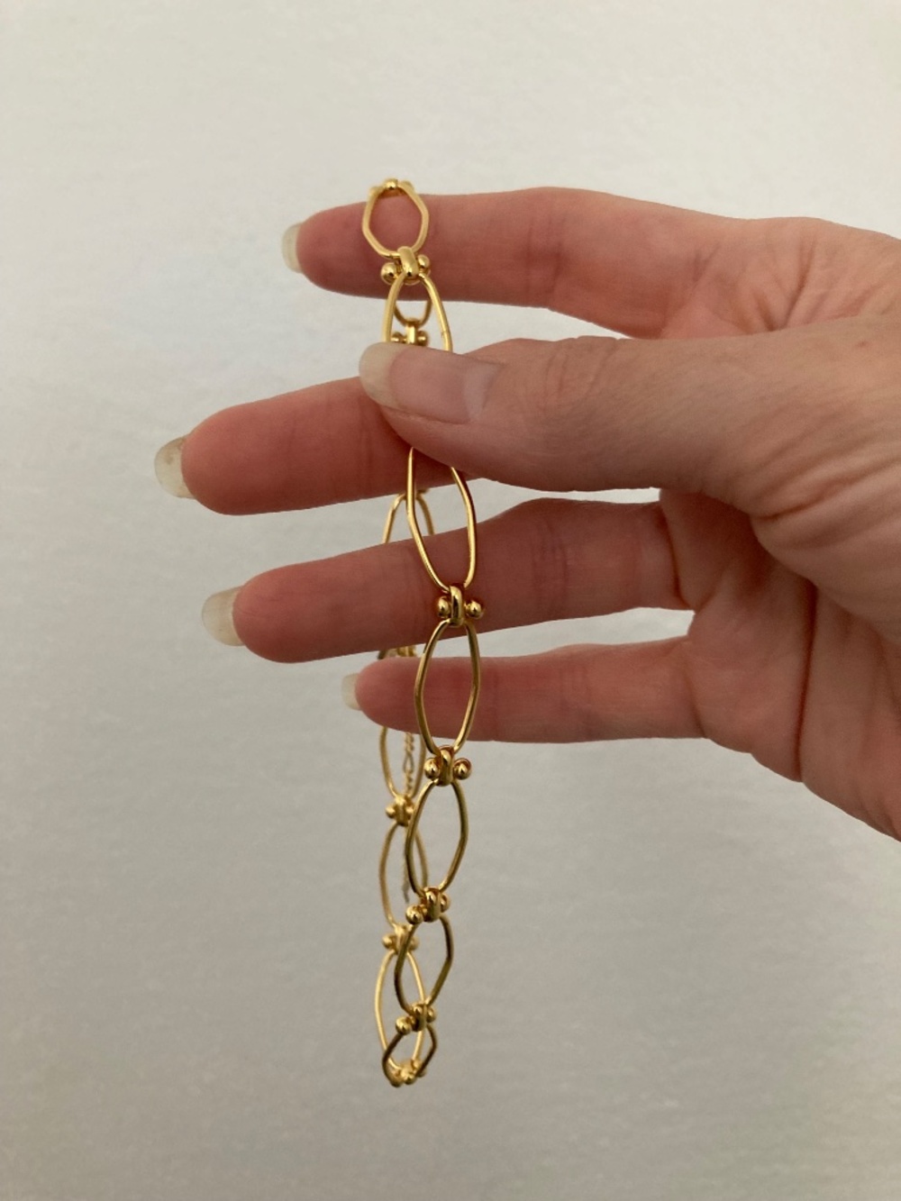 NWT Vanessa Mooney Costal Choker Necklace gold metal chain gold choker necklace